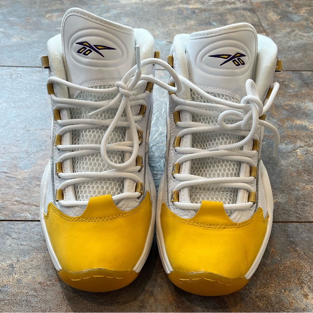 Reebok Question Mid Yellow Toe USM9